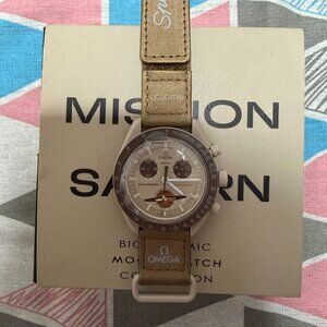 Omega X Swatch MoonSwatch Mission to Saturn Watch